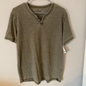 NWT Lucky Brand Venice Mens T-shirt Army Green Med
